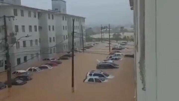 flood situation in brazil santa catarina