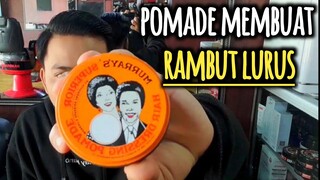 pomade membuat rambut lurus, dalam sehari hari