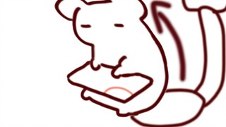 [Bison Hamster] Sacrifice your kidneys! Gain drawing speed +100%!