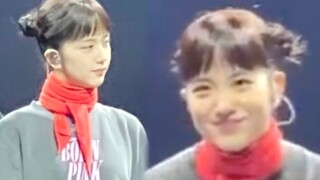 金智秀首次演唱会刘海双丸子头发型！好可爱！