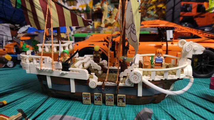 مكعبات ليغو محلية عالية التقليد لسفينة ميري من ون بيس، بأكثر من 60 يوانًا فقط – صفقة رائعة!