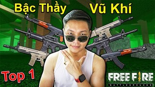 SĂN TOP 1 BẬC THẦY VŨ KHÍ TRONG FREE FIRE