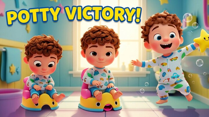 Potty Victory Song🚽| Potty Training | Celebrate Toilet Training | Nursery Rhyme for Kids