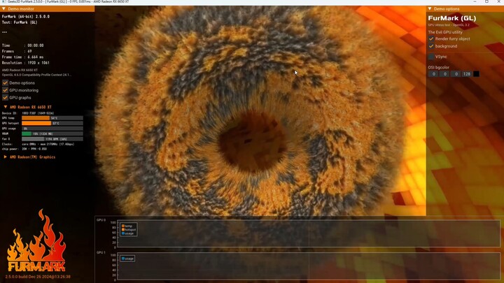 Uji Siksa AMD Radeon RX 6600 XT di FurMark 2! Masih Kuat? 🔥 GPU Stress Test
