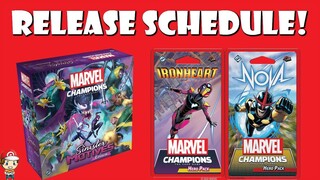 The Complete Marvel Champions Release Schedule! (Big Updates!) (Double Releases!)