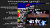 [TOP 20] K-Pop Groups Most Liked Dance Practices 2021! | BTS 'Butter & Permission To Dance'