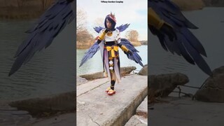 Kujou Sara Cosplay from Genshin Impact #cosplay #genshinimpact #gaming