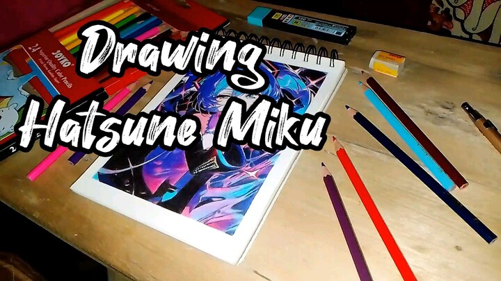 Drawing Hatsune Miku | Art terdetail yang pernah ku gambar.