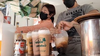 กาแฟผสมโอวัลติน โกโก้ โอเลี้ยง ชาเย็น  แม่ค้าพ่อค้ามาแล้วค่ะจากหายไปหลายวัน