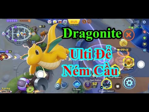 Pokemon UNITE - Dragonite Ulti Chỉ Để Ném Cầu Cực Hàiz Cực Nhây