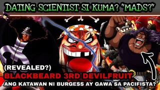 Blackbeard 3rd devilfruit? Si Burgess ay isa ng Pacifista? Member ng Mads si Kuma? One piece theory