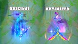 Odette Original Virgo VS Optimized Skill Effects Comparison