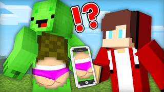 JJ Pranked Mikey by PHOTO CAMERA in Minecraft Challenge (Maizen Mazien Mizen)