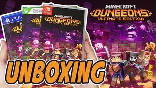 Minecraft Dungeons: Ultimate Edition (PS4/Switch/Xbox) Unboxing