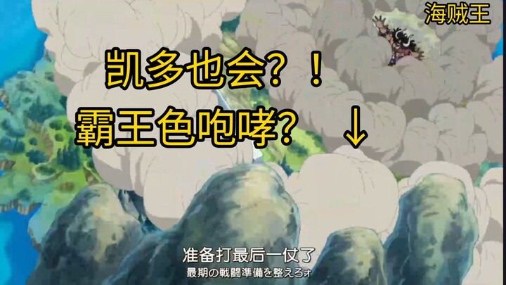 Kaido can also use the Conqueror's Roar? And the range is quite large!