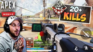 Apex Legends Mobile PRO Gameplay (PATHFINDER 20 KILL BADGE UNLOCKED!)