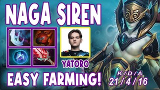 Yatoro Naga Siren Hard Carry Highlights Gameplay with 21 KILLS | EASY FARMING! | Dota 2 Expo TV