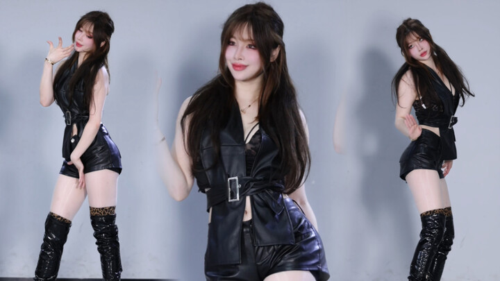 Who can escape the authority of leather pants and boots [up&down]