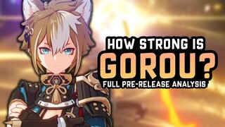 GEO LOOKIN KINDA NUTS... Gorou Pre-Release Analysis [Best Artifacts, Teams & Weapons] Genshin Impact