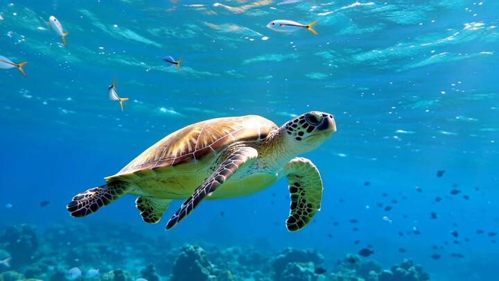 Underwater images of the oceans