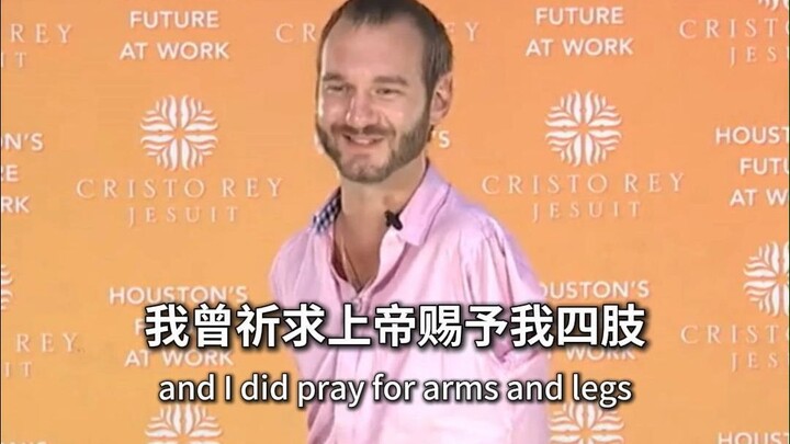 Nick, the speaker without limbs: Miracles are born from brokenness.