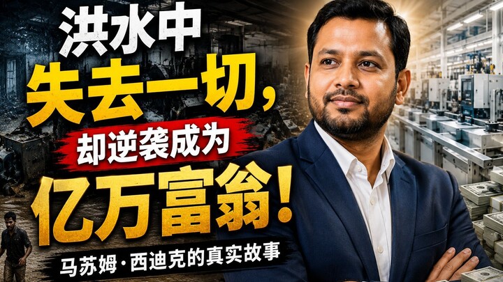 洪水夺走一切，他却逆袭成为千万富翁！——马苏姆·西迪克 | Hishab TV | 创业传奇