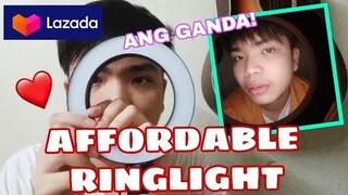 AFFORDABLE RINGLIGHT FROM LAZADA😍 (PATOK SA BUDGET) | UNBOXING AND REVIEW | ARKEYEL CHANNEL