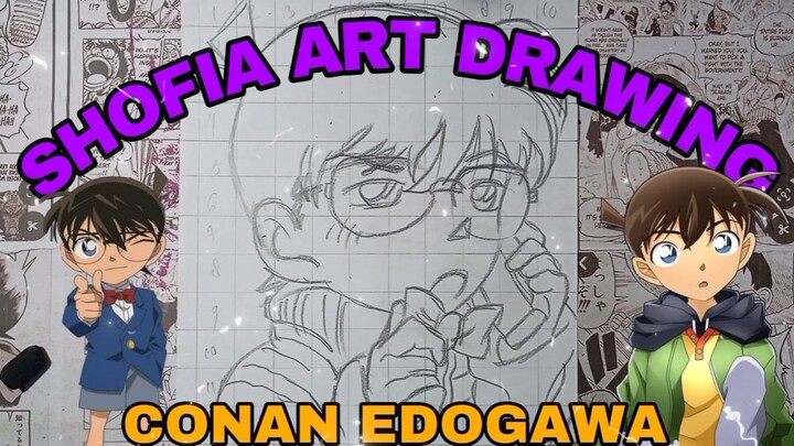 drawing conan EDOGAWA, skets