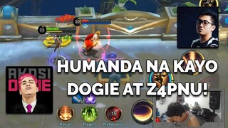 DOGIE AT Z4PNU PAPARATING NA KO. PARA BUGBUGIN NIYO. | TriNhil Plays Fanny | Mobile Legends