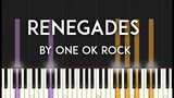 Renegades by ONE OK ROCK (Rurouni Kenshin / Samurai X) movie theme song OST synthesia piano tutorial