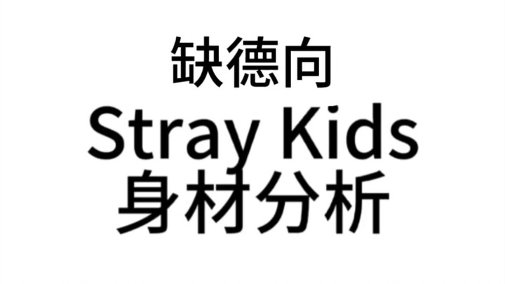 Stray Kids Body Type Analysis (Part 2)