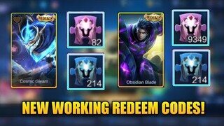 ML NEW 6 REDEEM CODES NOVEMBER 2020 - MOBILE LEGENDS BANG BANG