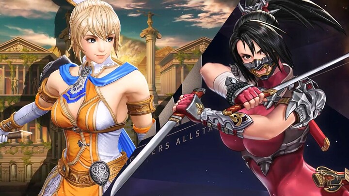The King of Fighters All-Star x Soulcalibur VI Crossover Character Introductions – Cassandra and Tak