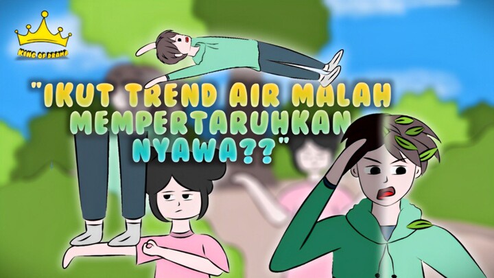 NIATNYA IKUT TREND BOTOL AIR MALAH..YA AMPUN NYAWA REYEN?!