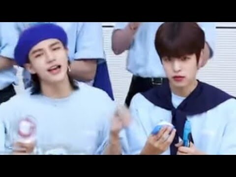 Seungmin broke his bubble wand 😂