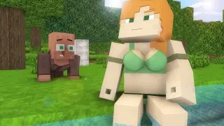Villager Life 1-4  - Minecraft animation