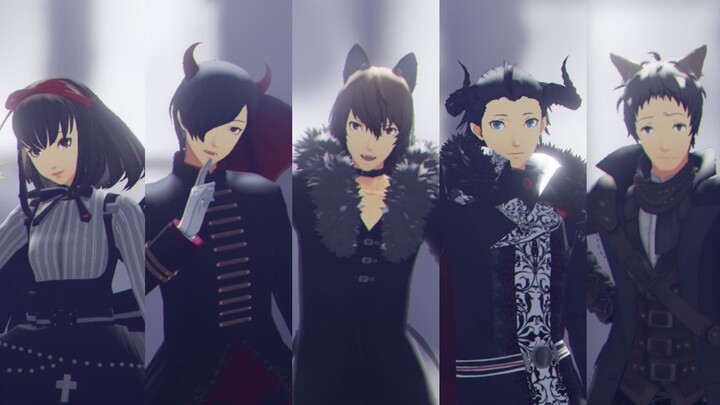 【AI Cover】THE VILLAIN'S NIGHT 【MMD Persona】