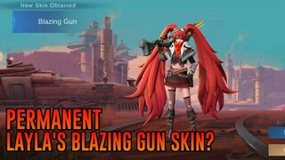 WIN FREE PERMANENT LAYLA'S BLAZING GUN EPIC SKIN - CLAIM NOW! - MOBILE LEGENDS: BANG BANG!