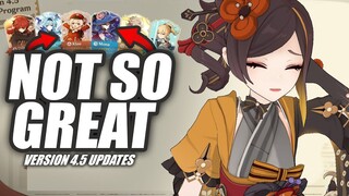 (new banner sucks) NEW FEATURES IN GENSHIN IMPACT 4.5 LIVESTREAM