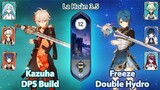 Kazuha DPS Build & Freeze Double Hydro | La Hoàn Thâm Cảnh Tầng 12 | Genshin Impact 3.5