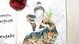 【Watercolor Process】How to make money painting watercolor? !