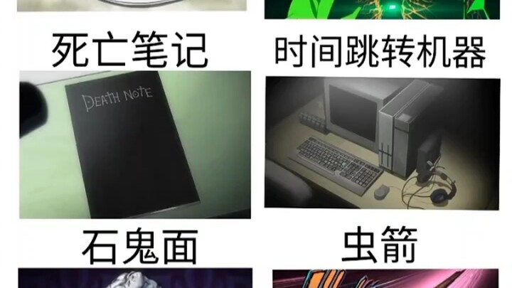 如果你可以从这六个道具中选一个，你会选什么？