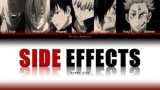 Jujutsu Kaisen characters singing - Side Effects by Straykids [Switching Vocals]