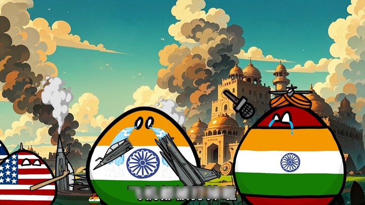 Episode 1 [Polandball] India: Accompany me on the plane, the plane I just bought was hit!