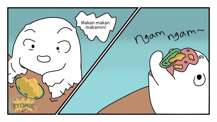 Eating Nasi Goreng for Self reward