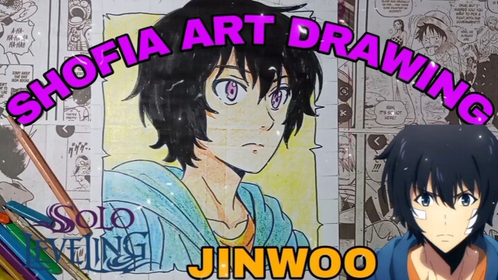 drawing jinwoo solo levelling