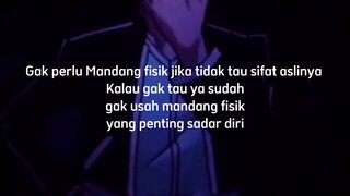 Yang penting sadar diri