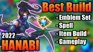 HANABI BEST BUILD 2022 | TOP 1 GLOBAL HANABI BUILD | HANABI - MOBILE LEGENDS | MLBB