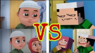 Nussa Dan Rara COMPARISON Minecraft VS Original - Jangan Boros (Minecraft Animation) by ManDayat