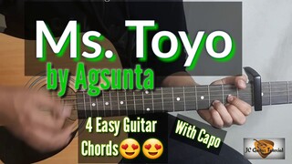 Ms. Toyo - Agsunta Guitar Chords (Easy Chords)(Guitar Cover + Lyrics + Chord)